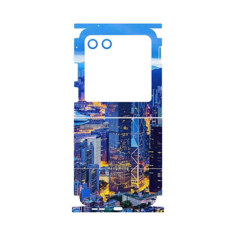 برچسب پوششی ماهوت مدل Hong Kong City-FullSkin مناسب برای گوشی موبایل موتورولا Razr 40 Ultra