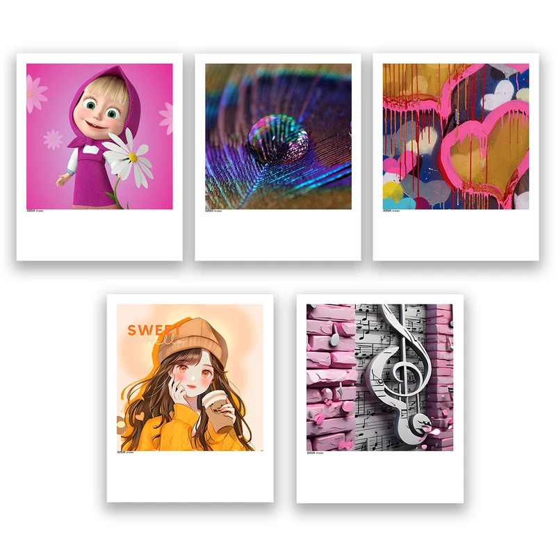 آویز تزیینی عرش مدل فانتزی کد Asa1094 مجموعه پنج عددی