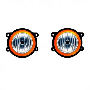 چراغ مه شکن جلو خودرو مدل نئون دار مناسب برای ساینا بسته دو عددی 