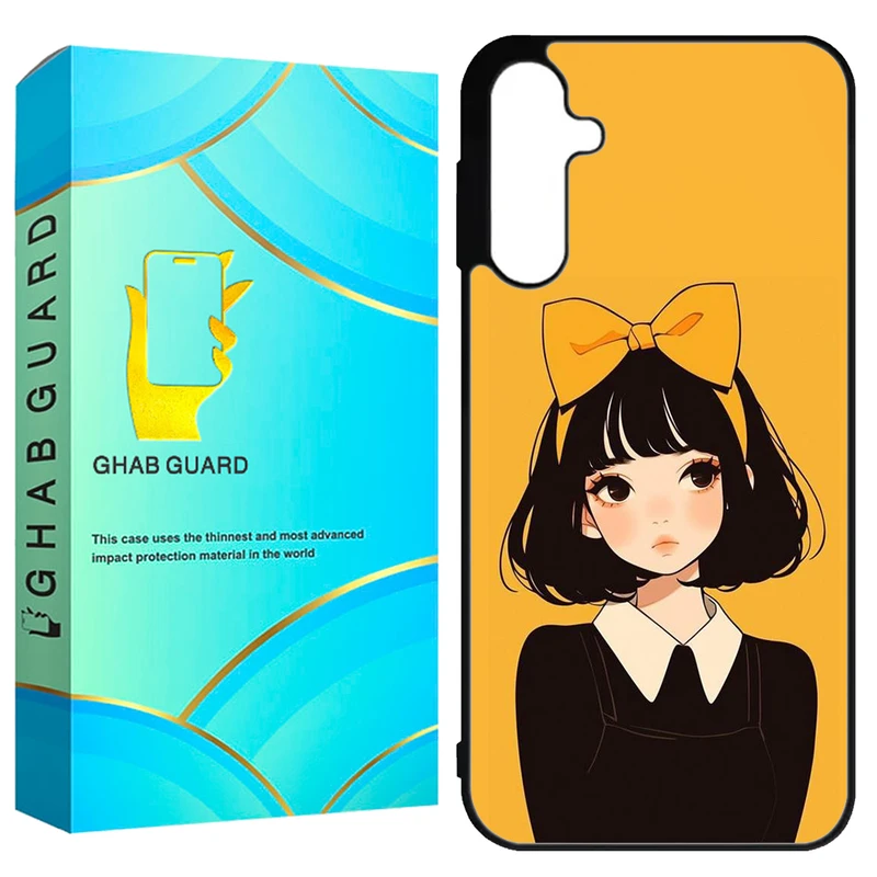 کاور قاب گارد طرح دختر مدل GCHPA55 مناسب برای گوشی موبایل سامسونگ Galaxy A55 5G