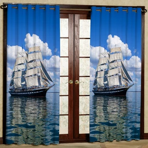 پرده مدل مخمل پانچی کد 1875T2 سایز 200x140 سانتی متر