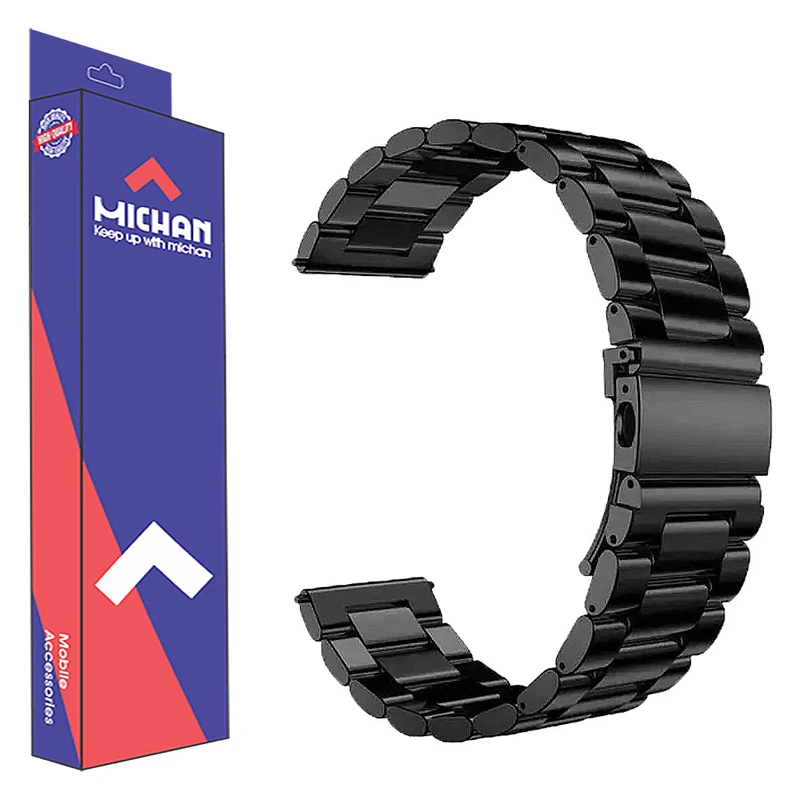 بند میچان مدل Steel2 مناسب برای ساعت هوشمند سامسونگ Galaxy watch7 40mm/Galaxy watch7 44mm