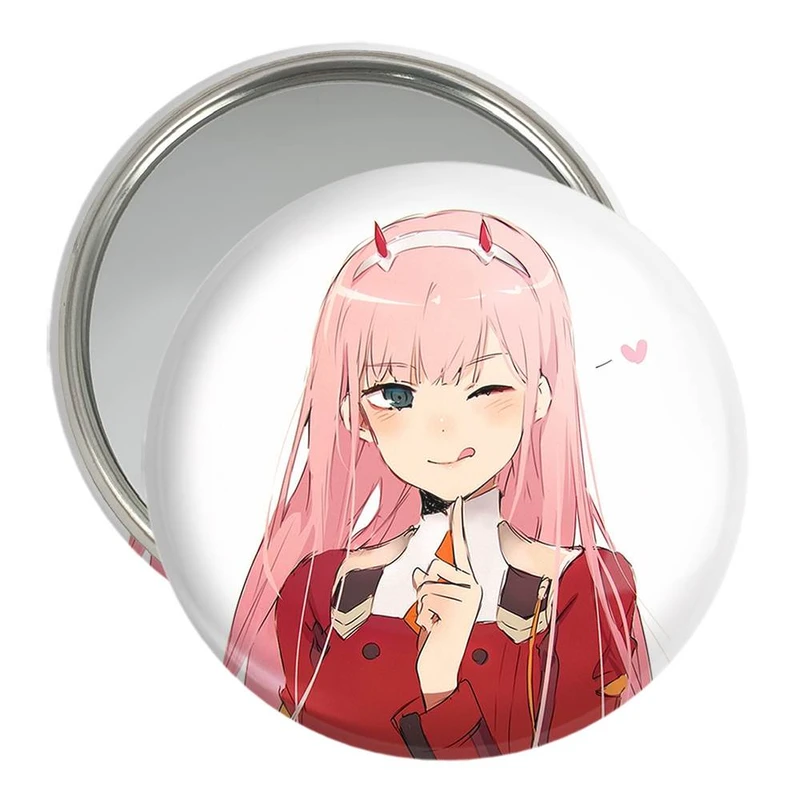 آینه جیبی خندالو مدل زیروتو انیمه دارلینگ Darling  کد 10509