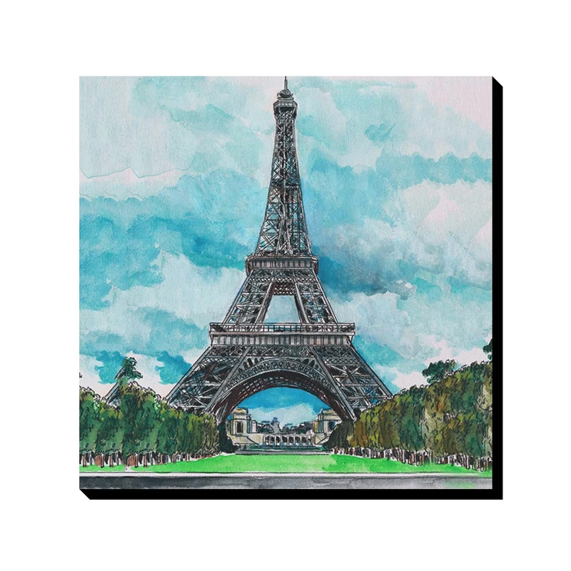 تابلو شاسی ترمه طراحان ایده مدل برج ایفل کد cfp1004