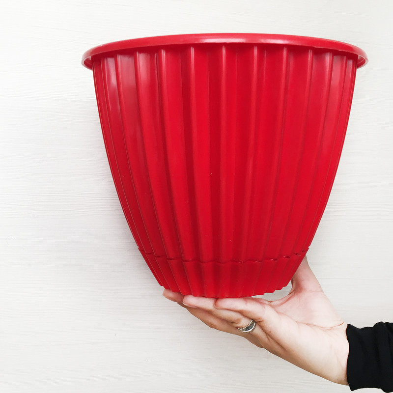 گلدان دانیال پلاستیک مدل 4-604 مجموعه 4 عددی