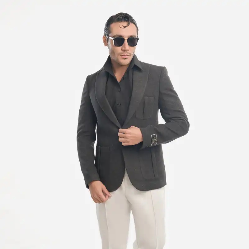 کت مردانه مدل فوتر یقه بلیزر 2-2