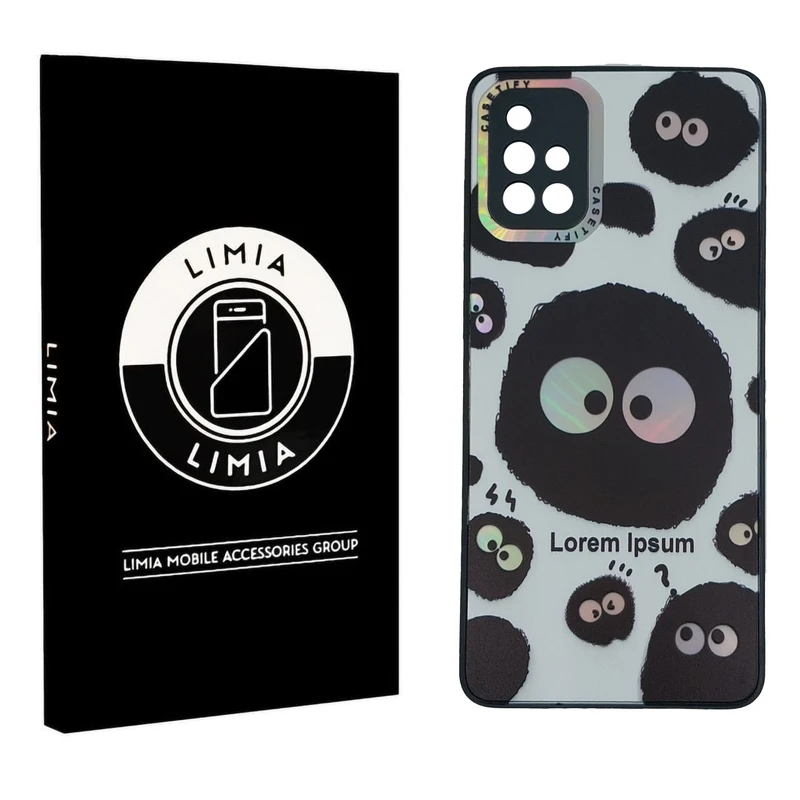 کاور لیمیا مدل فانتزی لنزدار طرح عروسکی PVD مناسب برای گوشی موبایل سامسونگ Galaxy A51