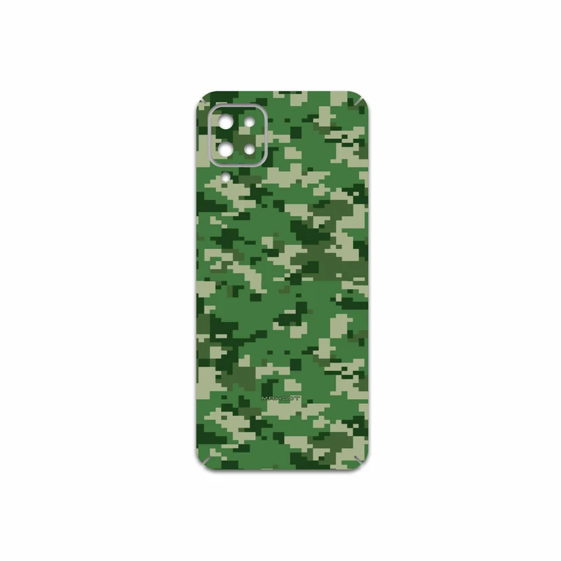 برچسب پوششی ماهوت مدل Army-Green-Pixel مناسب برای گوشی موبایل سامسونگ Galaxy A12 Nacho