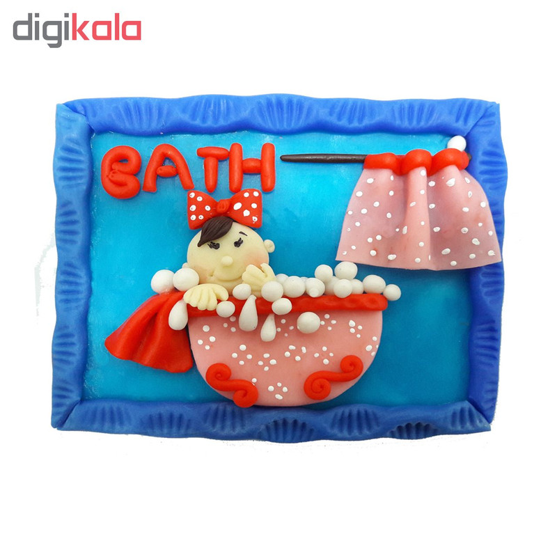 عروسک نشانگر درب حمام طرح دخترک