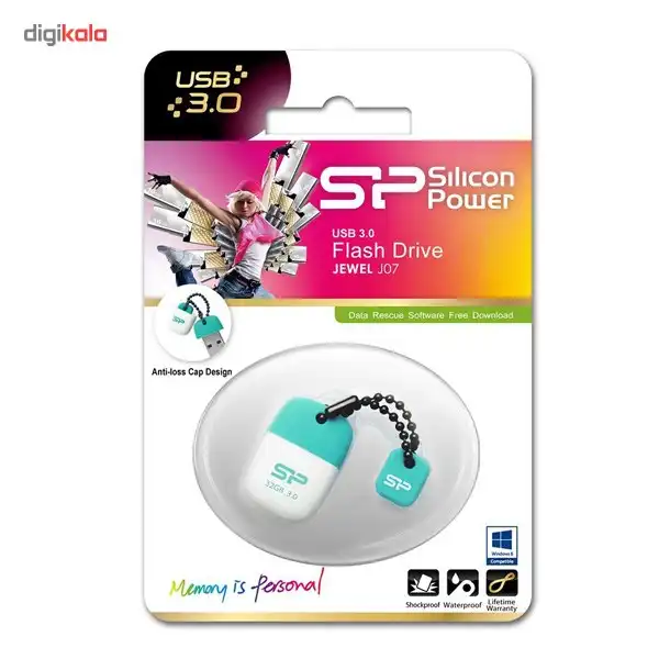 فلش مموری USB 3.0 سیلیکون پاور مدل Jewel J07 ظرفیت 64 گیگابایت