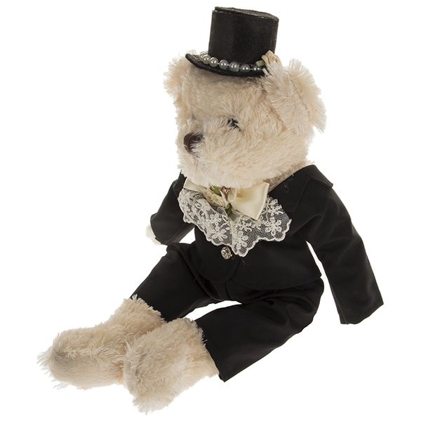 عروسک تینی وینی مدل Groom Bear ارتفاع 32 سانتی متر عروسک تینی وینی مدل Groom Bear ارتفاع 32 سانتی متر