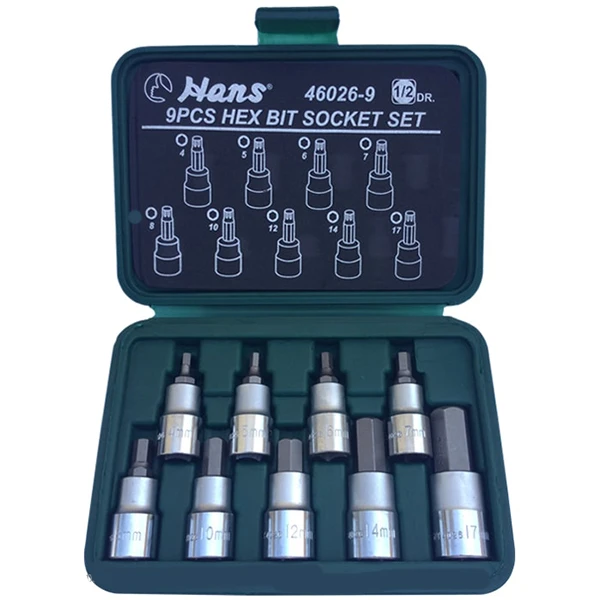 مجموعه 9 عددی سری بکس هنس مدل 46026-9