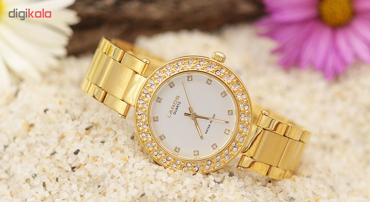 ساعت مچی عقربه ای زنانه لاروس مدل LR1858