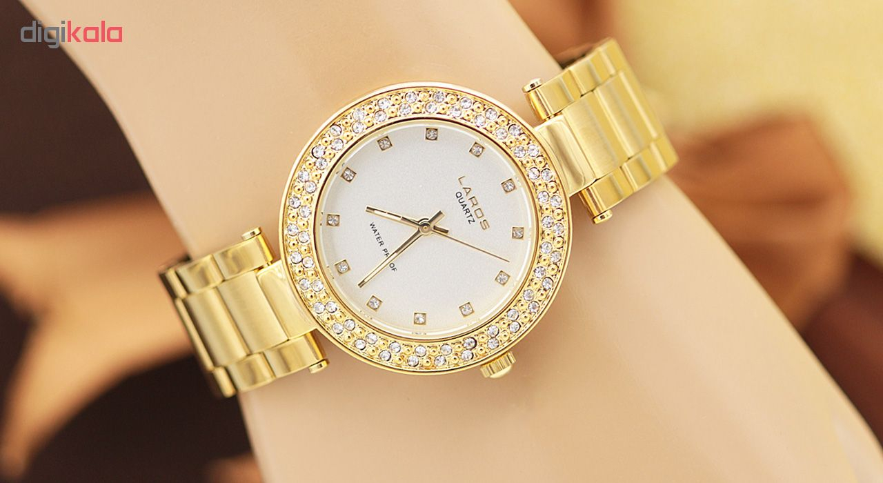 ساعت مچی عقربه ای زنانه لاروس مدل LR1858
