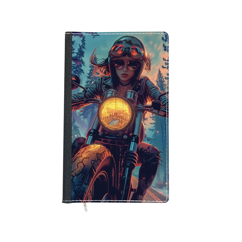 سالنامه سال 1403 طرح دختر موتور سوار