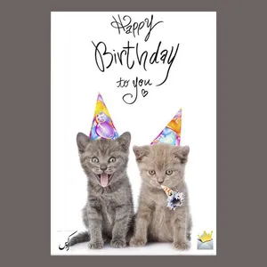 کارت پستال رادکس طرح HAPPY BIRTHDAY مدل NE57