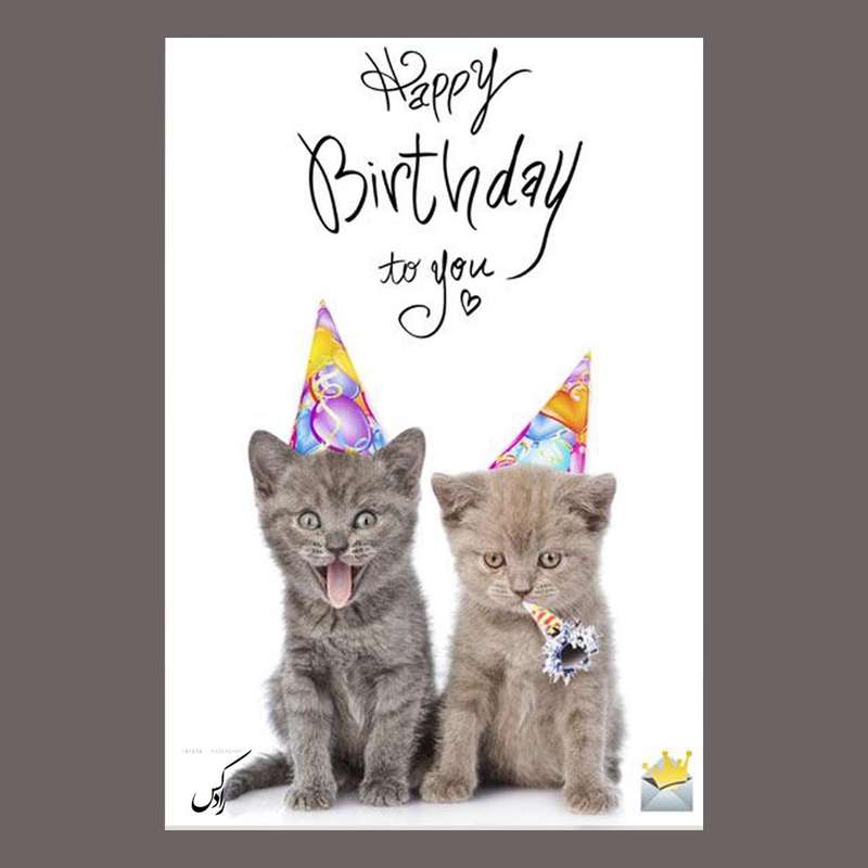 کارت پستال رادکس طرح HAPPY BIRTHDAY مدل NE57