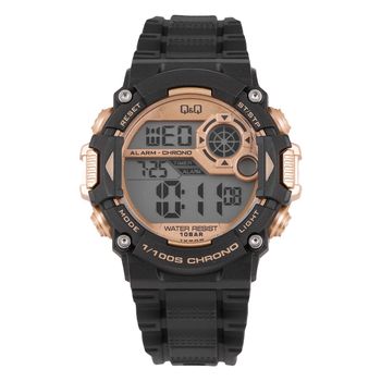 ساعت مچی دیجیتالی کیو اند کیو مدل m146j008y به همراه دستمال مخصوص برند کلین واچ