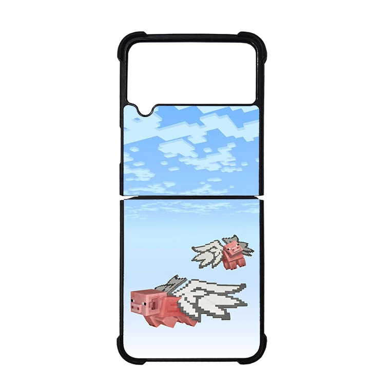 کاور قاب گارد هوم طرح ماینکرفت مناسب برای گوشی موبایل سامسونگ galaxy z flip 4