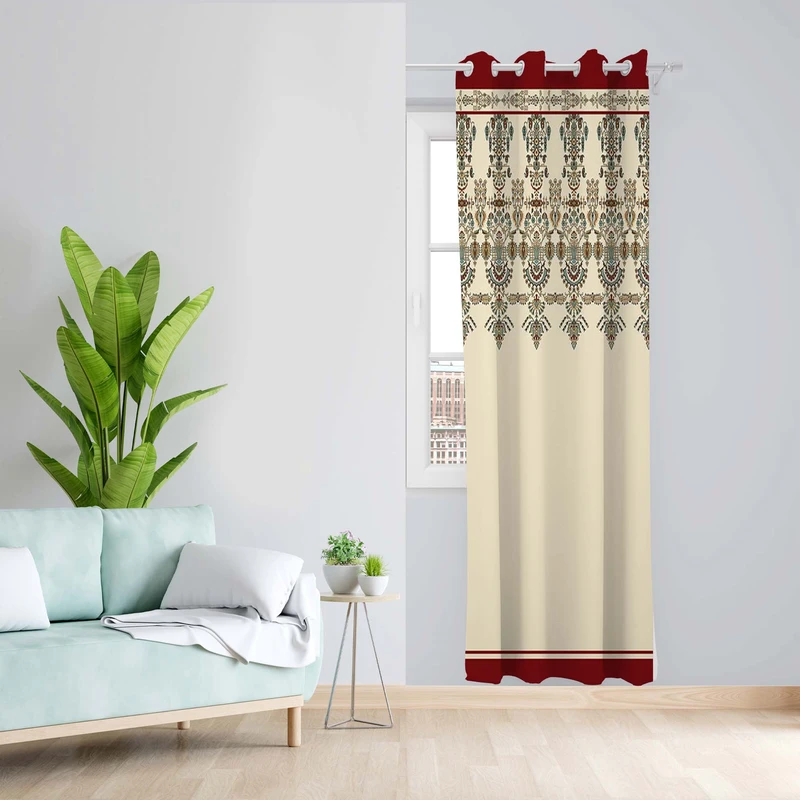 پرده مدل مخمل پانچی کد 5432 z سایز 140x200 سانتی متر