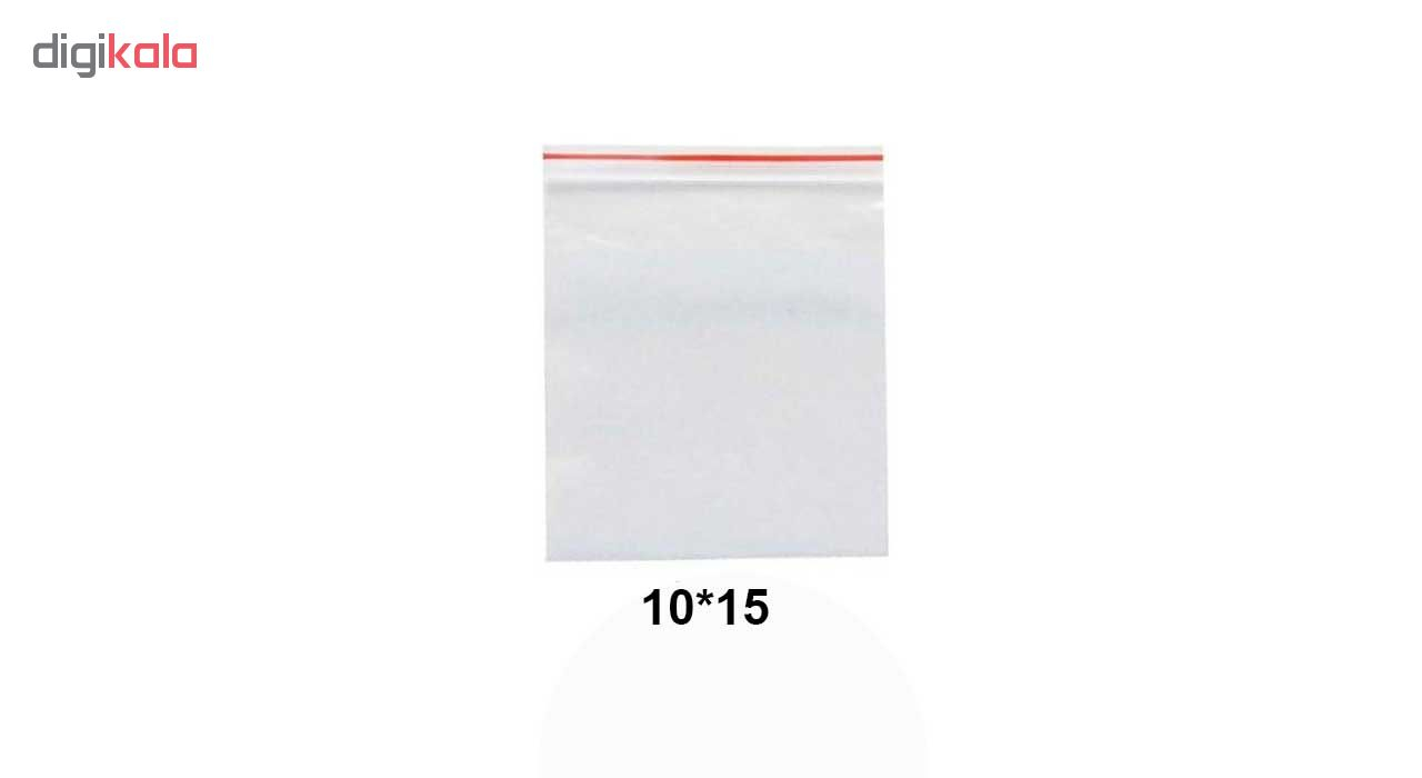 کیسه زیپ دار مدل S-10-15 بسته 100 عددی