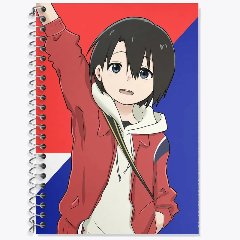 دفتر زبان 50 برگ خندالو مدل دو خط طرح یوزورو نیشیمیا انیمه سایلنت ویس A Silent Voice کد 15782