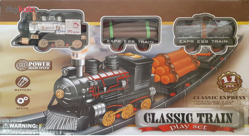 قطار اسباب بازی مدل CLASSIC TRAIN کد 314