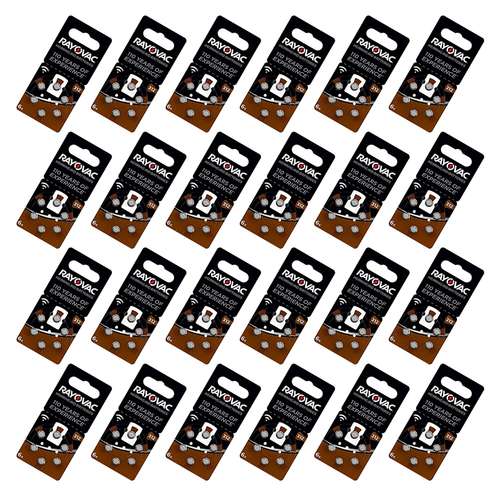 باتری سمعک ریوواک مدل 6-312 مجموعه 144 عددی