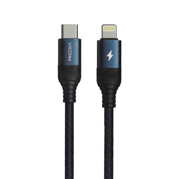 کابل تبدیل usb-C به لایتنینگ میکیا مدل MC29 طول 1 متر