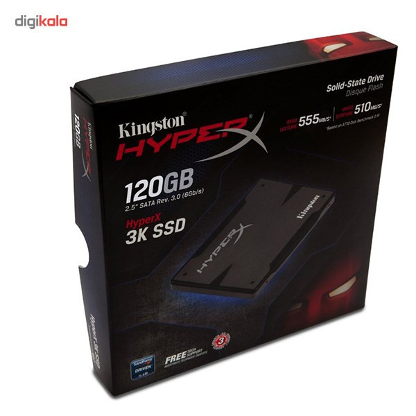 حافظه SSD کینگستون مدل HyperX 3K ظرفیت 480 گیگابایت 2