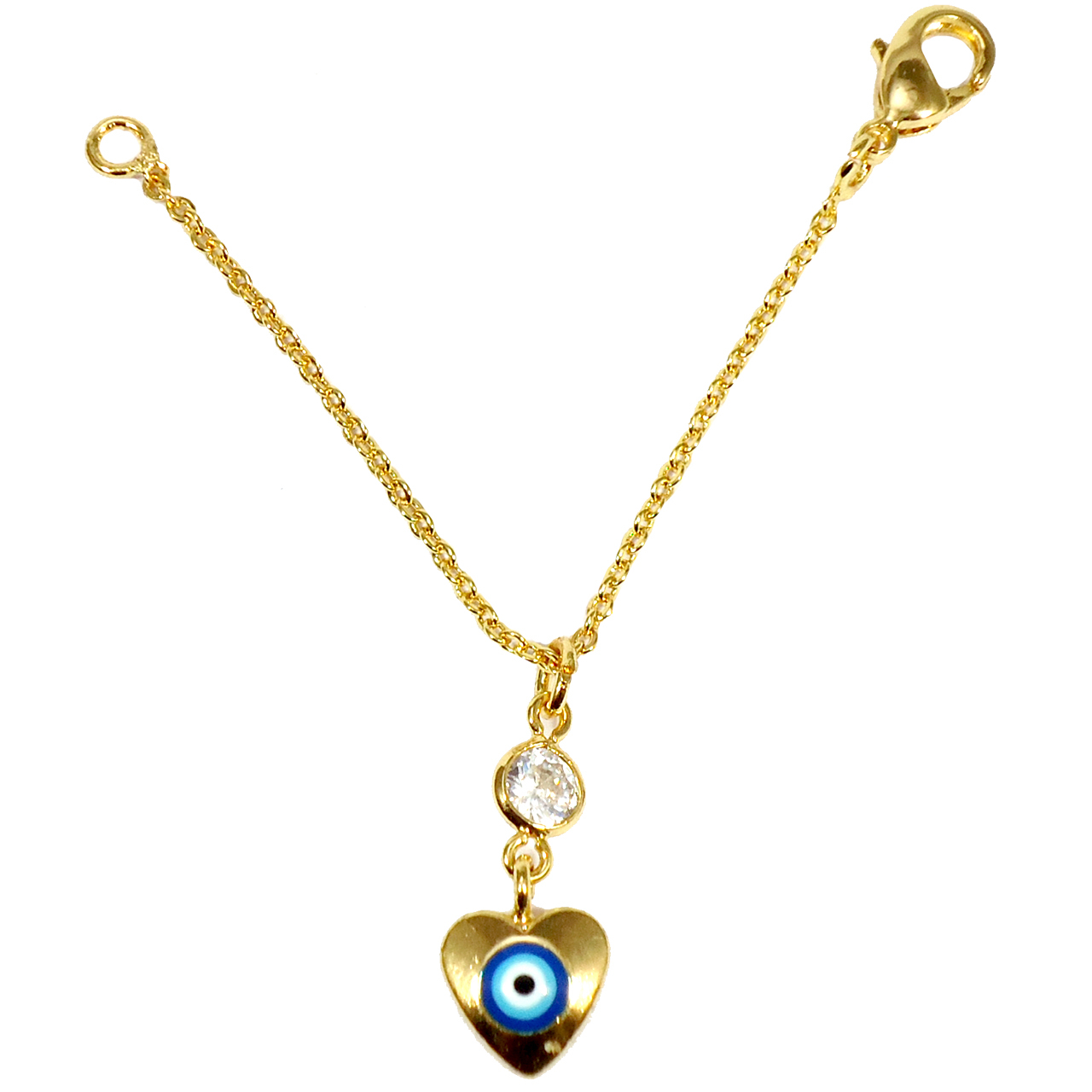 آویز ساعت آی جواهر طرح قلب کد 11655AV