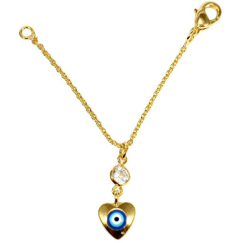 آویز ساعت آی جواهر طرح قلب کد 11655AV