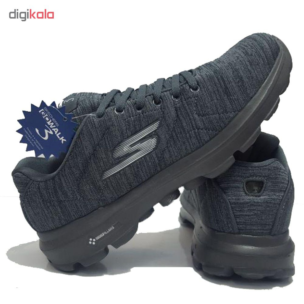 کفش مخصوص پیاده روی مردانه اسکچرز مدل GO WALK 3 PILARS-GREY/SIL
