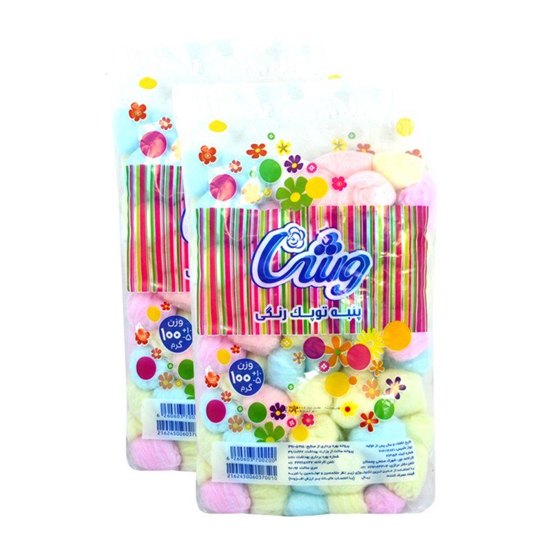 پنبه وش مدل coler بسته دوعددی