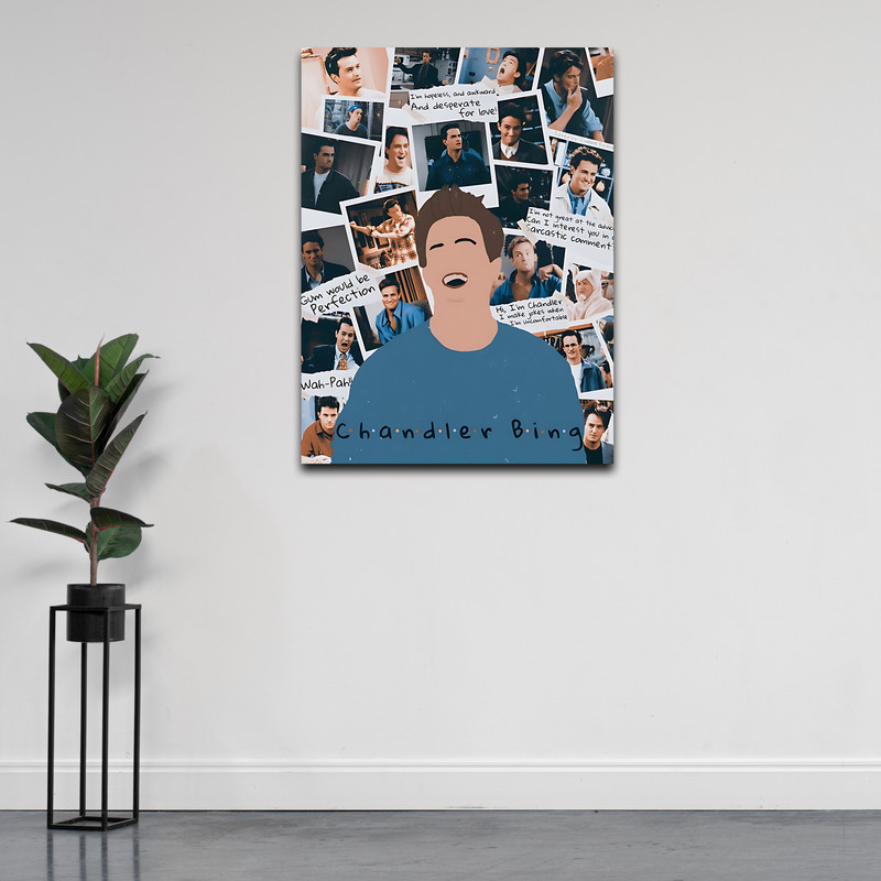 تابلو شاسی مدل فیلم و سریال طرح فرندز CHANDLER کد 08