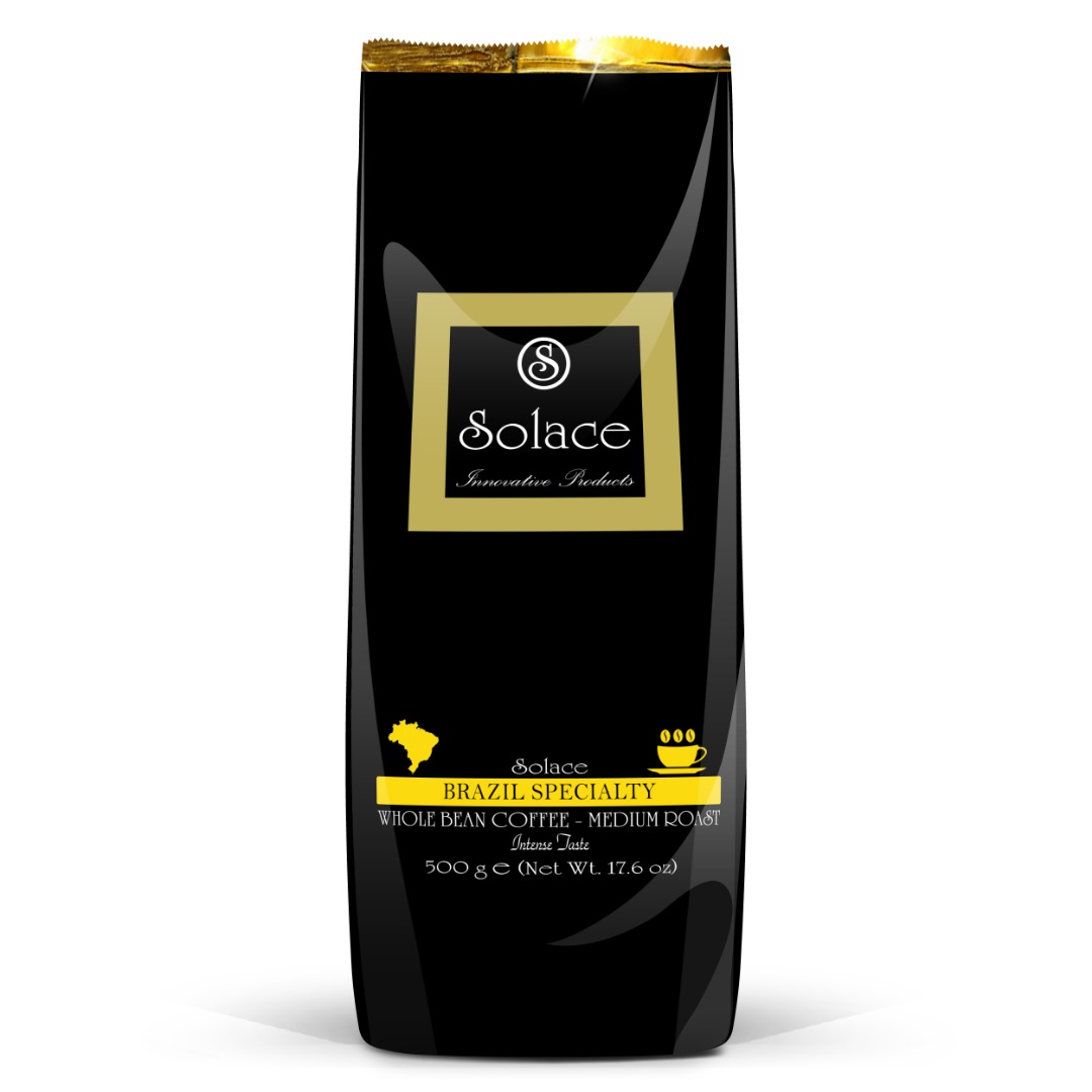 دانه قهوه سولیس مدل BRAZIL SPECIALTY مقدار 500 گرم