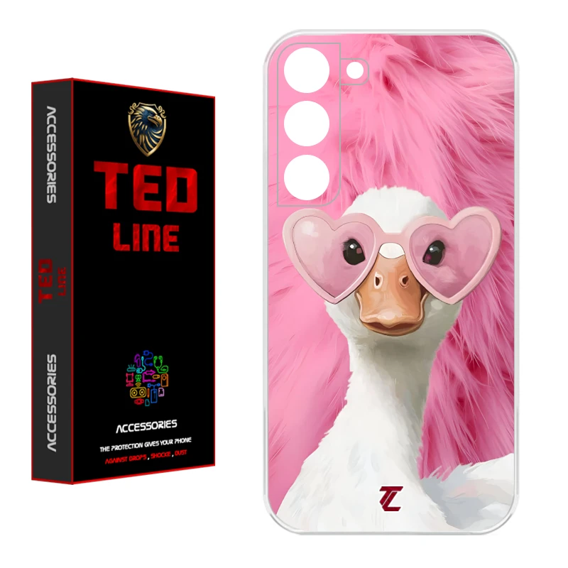 کاور تدلاین طرح اردک کد 1166 مناسب برای گوشی موبایل سامسونگ Galaxy S21 FE