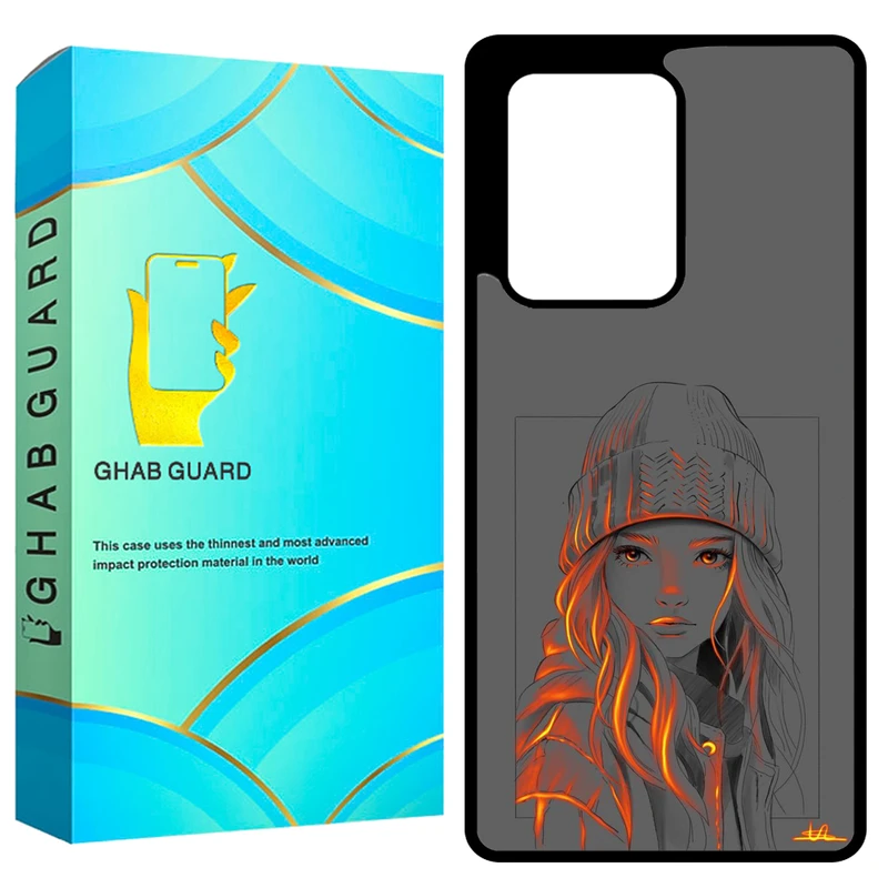 کاور قاب گارد طرح دخترانه مدل GCHPS20U مناسب برای گوشی موبایل سامسونگ Galaxy S20 Ultra 4G / Galaxy S20 Ultra 5G