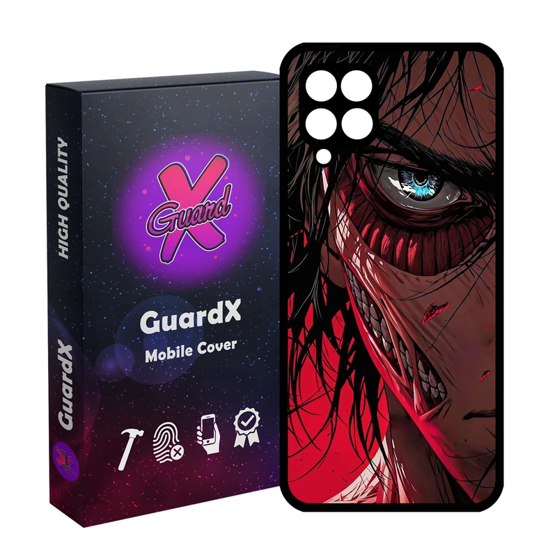 کاور گارد ایکس طرح صورت مدل 10965 مناسب برای گوشی موبایل سامسونگ Galaxy A12/M12/F12