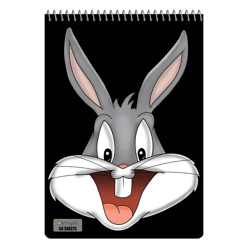 دفتر نقاشی 50 برگ سیمی کارنیکا طرح باگز بانی The Bugs Bunny کد 67404