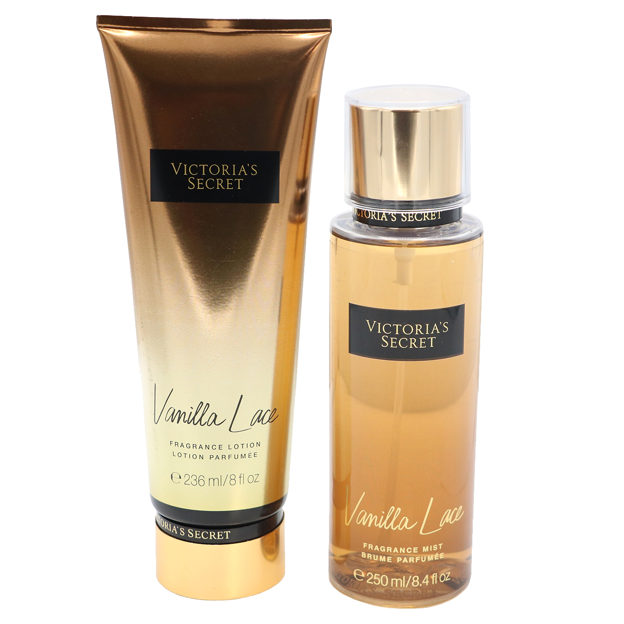 پک لوسیون و بادی اسپلش ویکتوریا سکرت مدل Vanilla Lace مجموعه 2 عددی