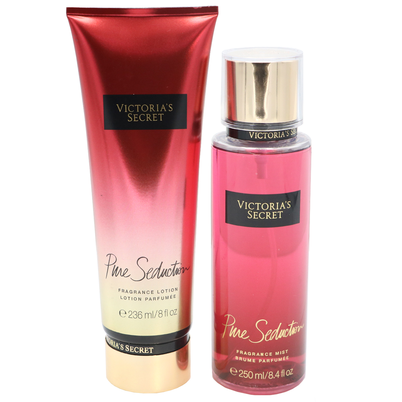 پک لوسیون و بادی اسپلش ویکتوریا سکرت مدل Pure Seduction مجموعه 2 عددی