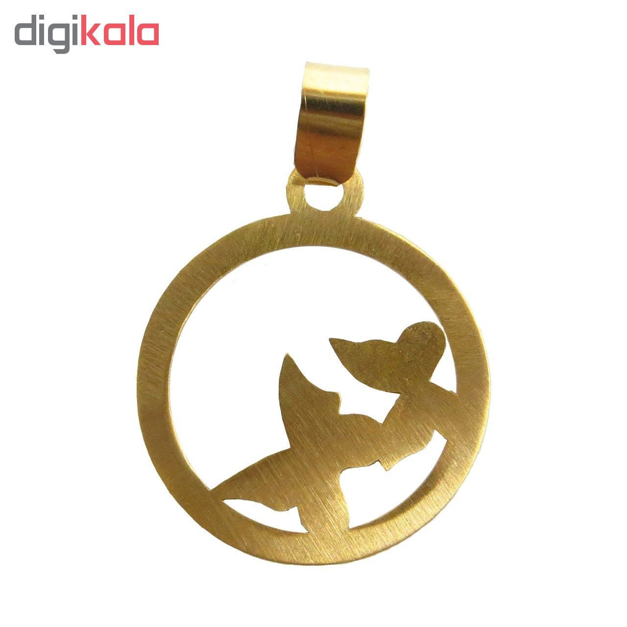آویز گردنبند طلا 18عیار آریاگلد مدل R190