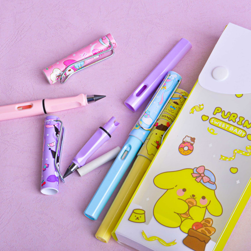 بسته لوازم تحریر مدل کرومی طرح سانریو بسته 5 عددی