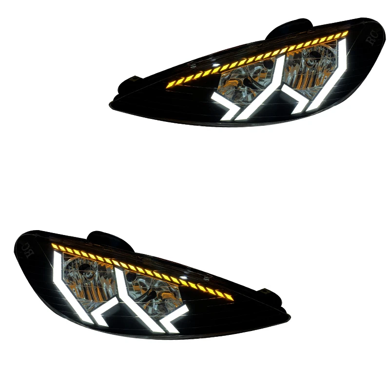 چراغ جلو خودرو گروه پژوهش صنعت مدرن مدل لامبورگینی مناسب برای پژو 206 بسته دو عددی