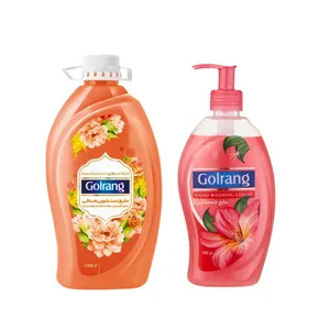 مایع دستشویی صدفی گلرنگ مدل Oregon وزن 2 کیلوگرم به همراه مایع دستشویی گلرنگ مدل گل وزن 500 گرم