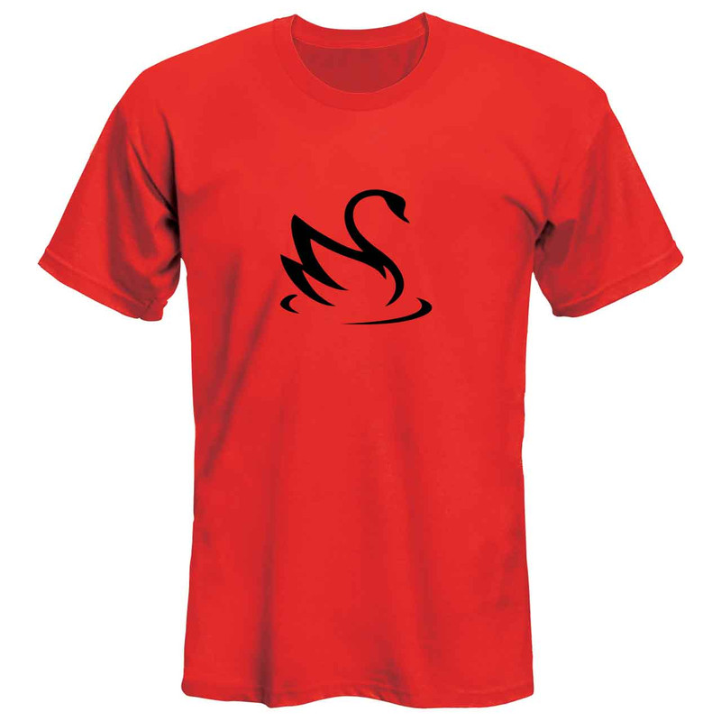 تی شرت آستین کوتاه زنانه طرح swan مدل 36133