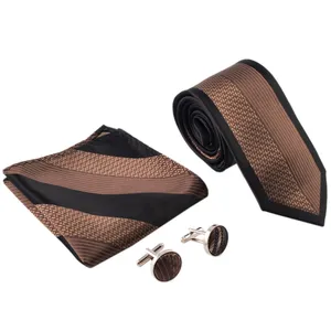 ست کراوات، دستمال و دکمه سردست  مدل VATE-LUXURY2071