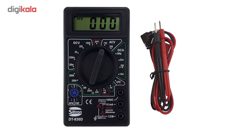 مولتی متر دیجیتال سیلترون مدل DT830D