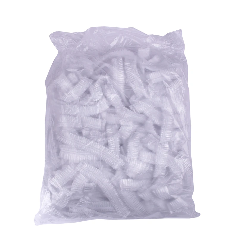 کلاه یکبارمصرف مدل نایلکسی آکاردئونی بسته 1000 عددی